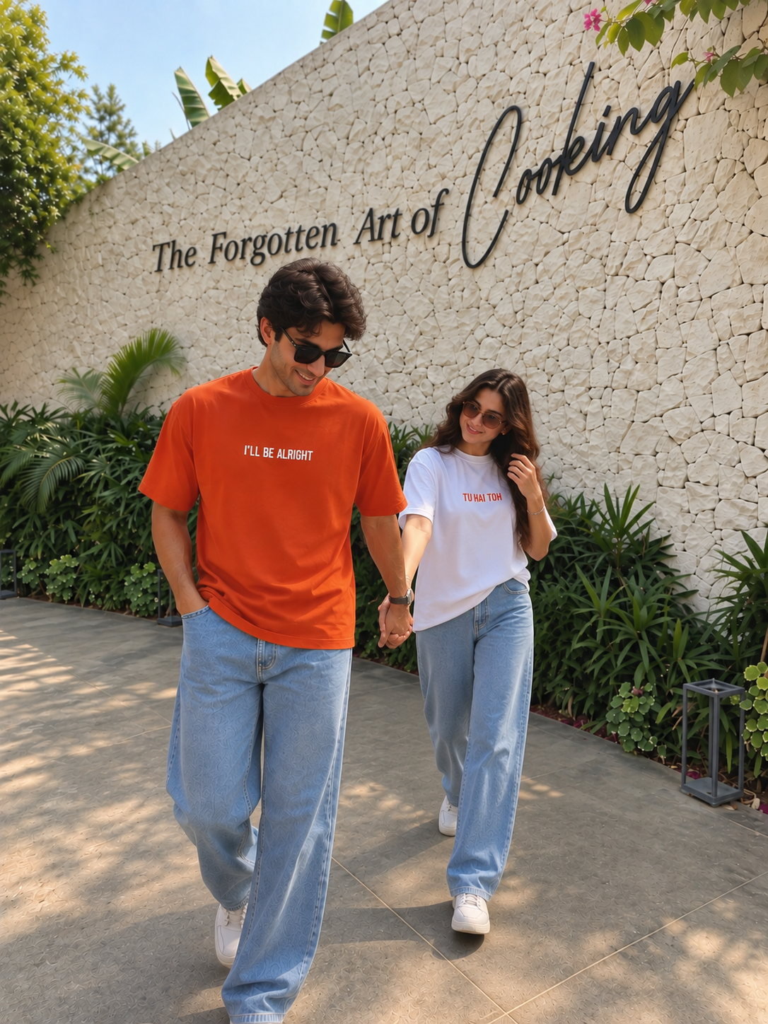 Tu Hai Toh I'll Be Alright Matching Couple T-Shirts