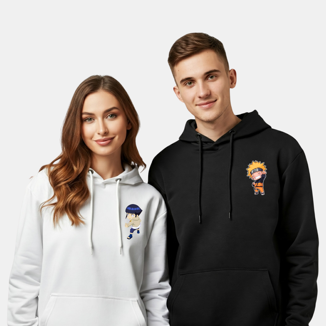 2 Pack: Naruto and Hinata Couple Hoodies