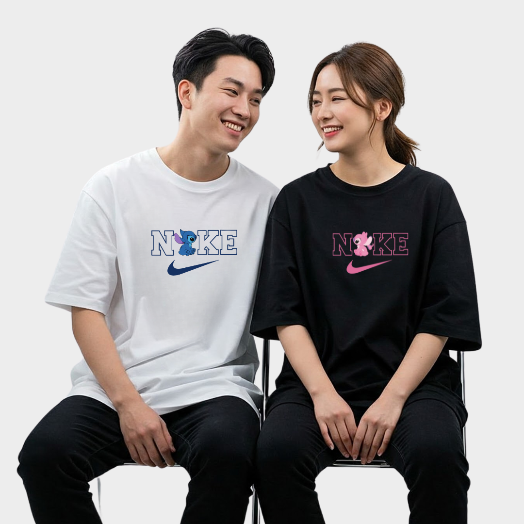 2 Pack : Nike Angel Stitch Couple T-Shirts