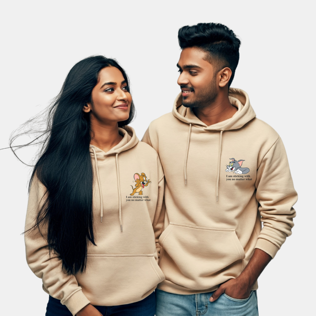 2 Pack : Forever Chasing Tom & Jerry Couple Hoodies