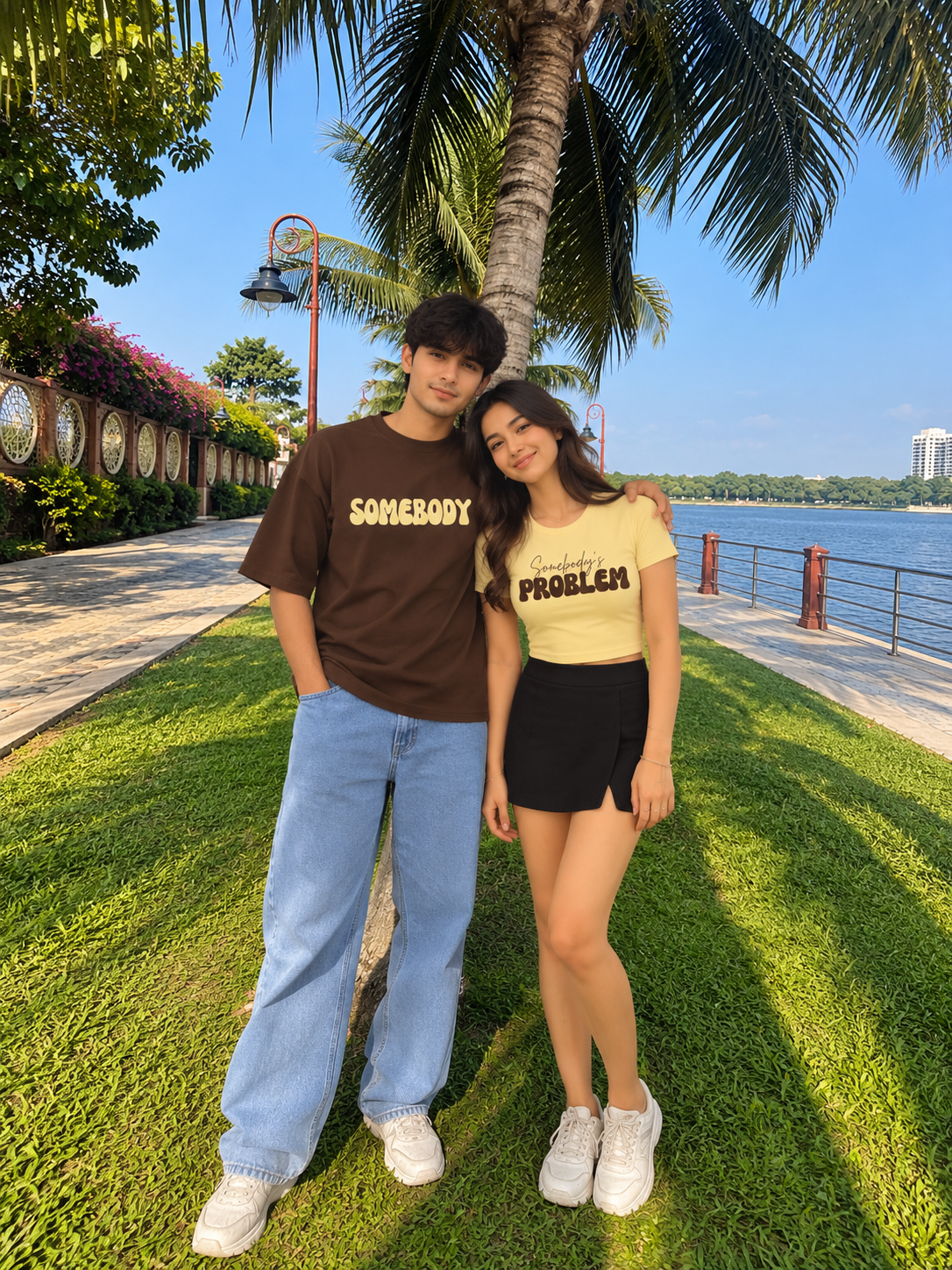 Somebody's Problem Couple T-Shirt