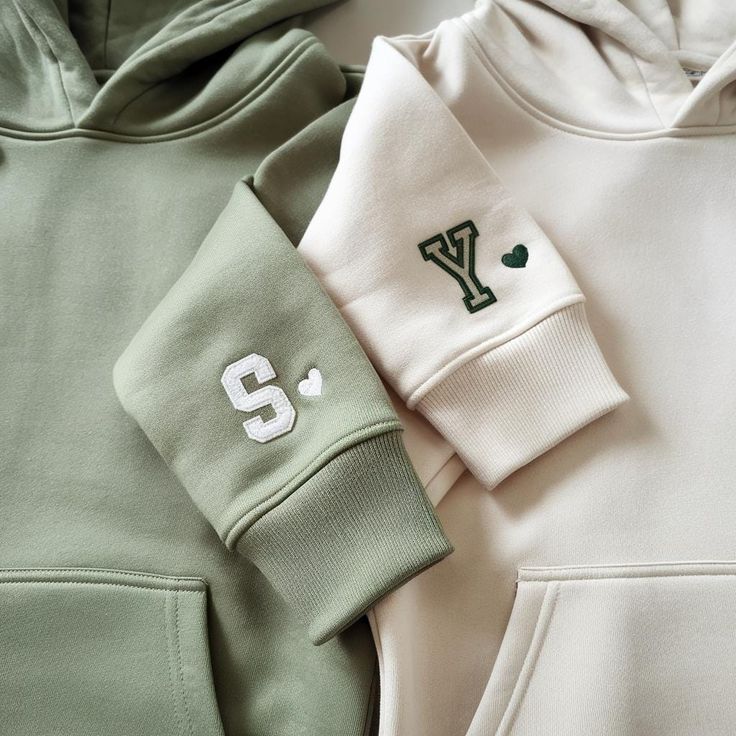 Embroidery Couple Hoodie