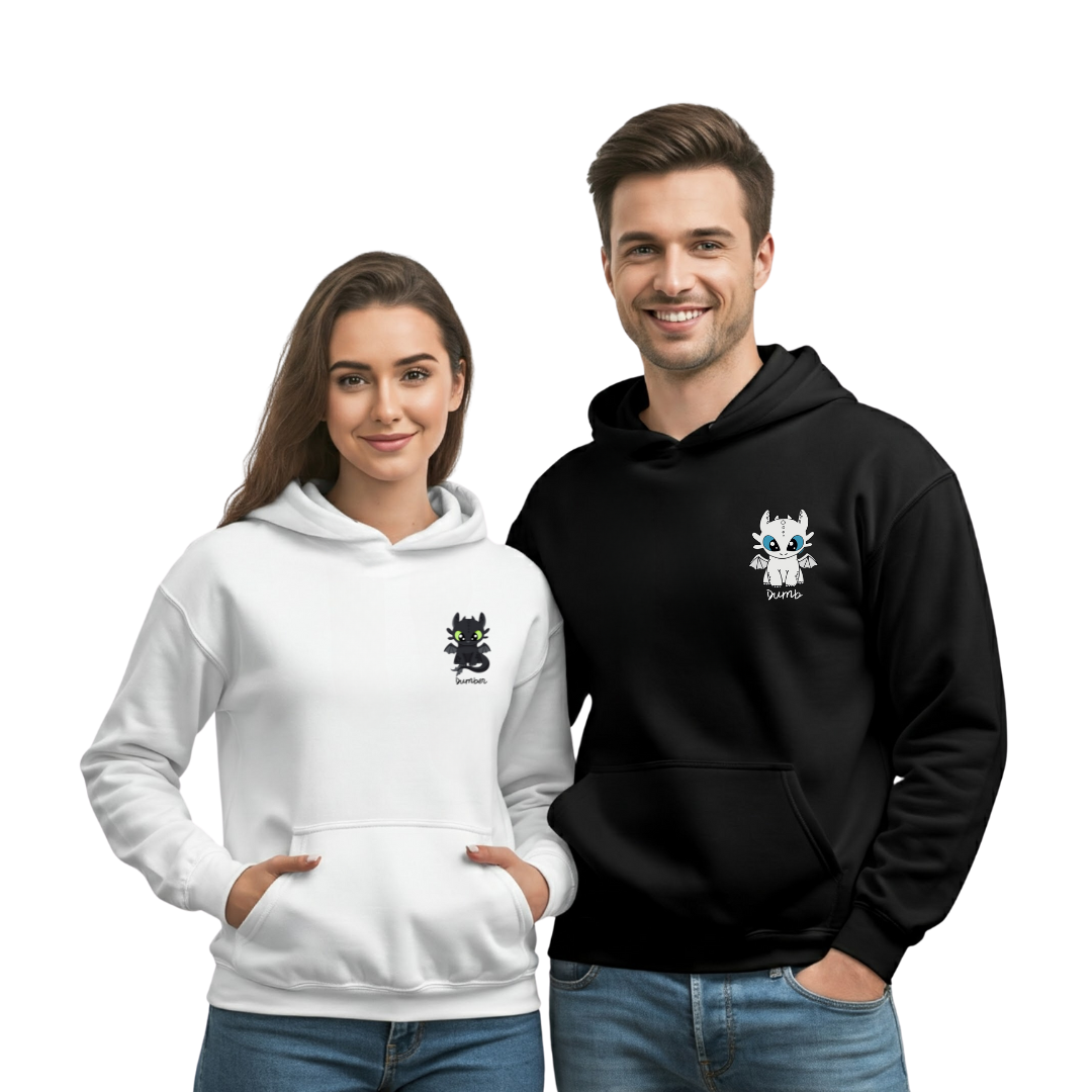 2 Pack : Dumb Dumber Couple Hoodies