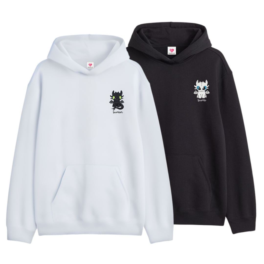 2 Pack : Dumb Dumber Couple Hoodies