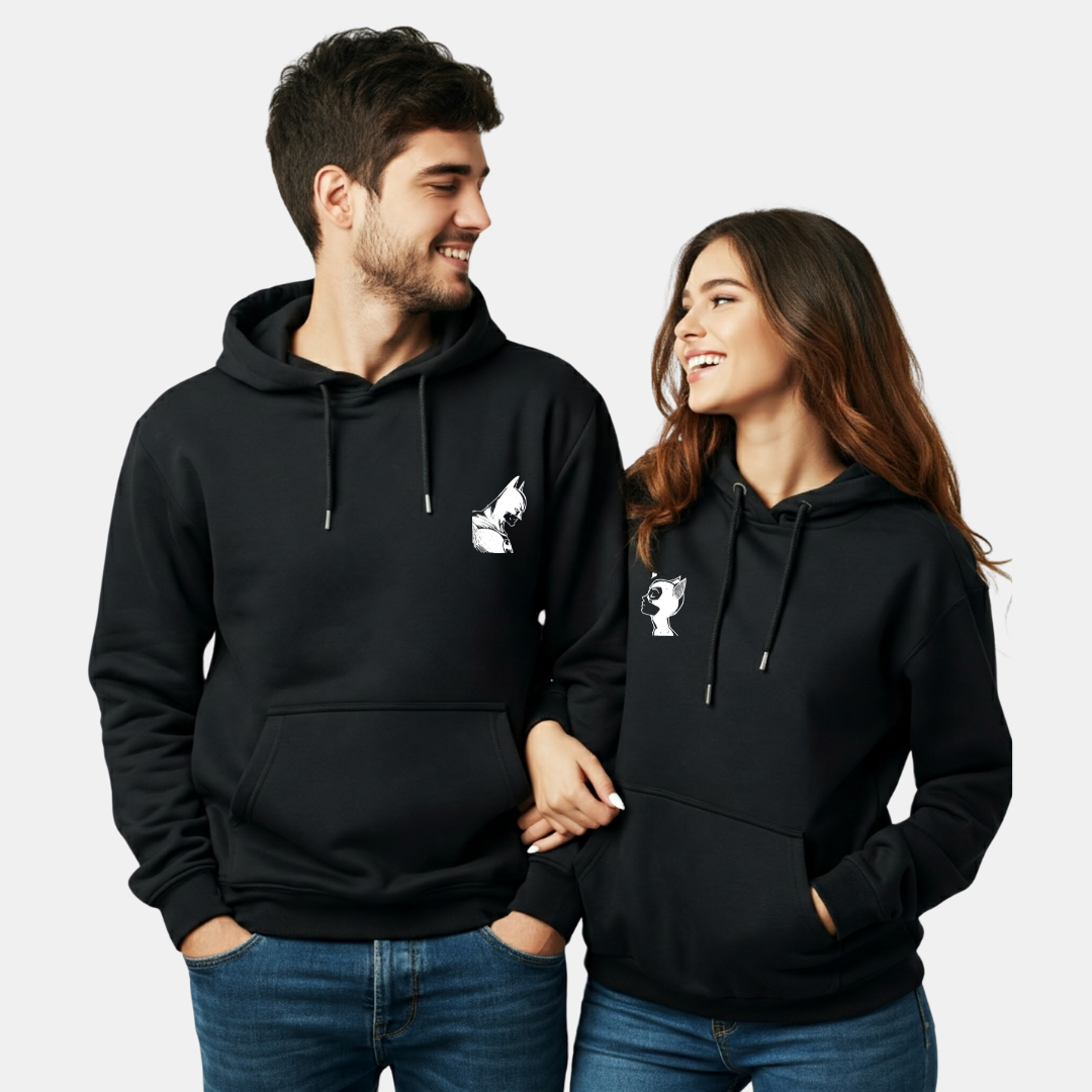 2 Pack :  Batman & Catwomen Couple Hoodies