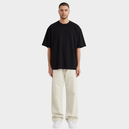 PLAIN BLACK UNISEX OVERSIZED TSHIRT