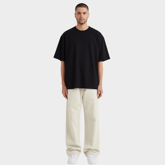 PLAIN BLACK UNISEX OVERSIZED TSHIRT