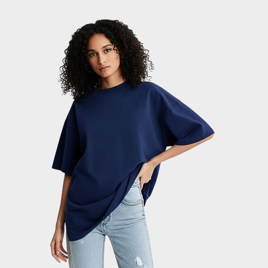 NAVYBLUE UNISEX OVERSIZED TSHIRT