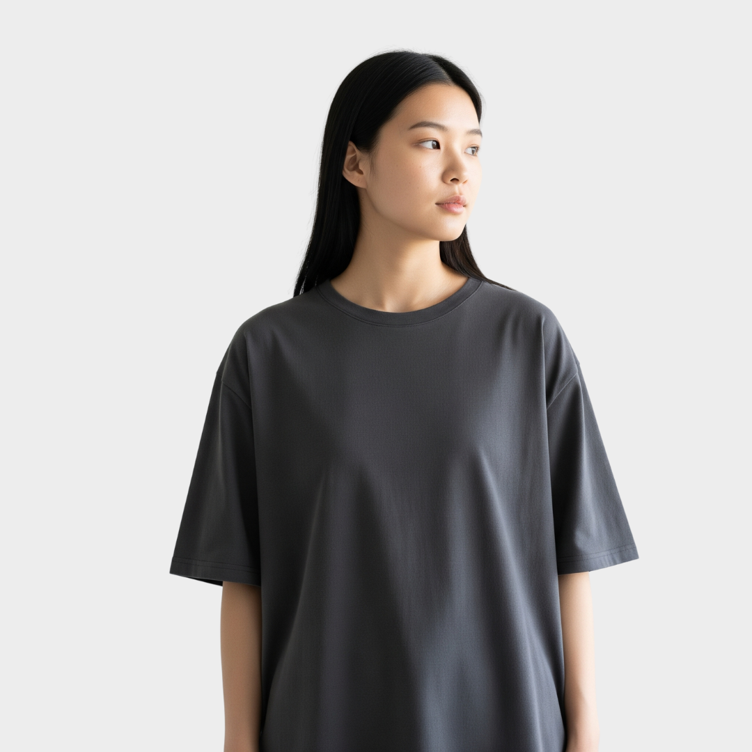 GREY UNISEX OVERSIZED TSHIRT