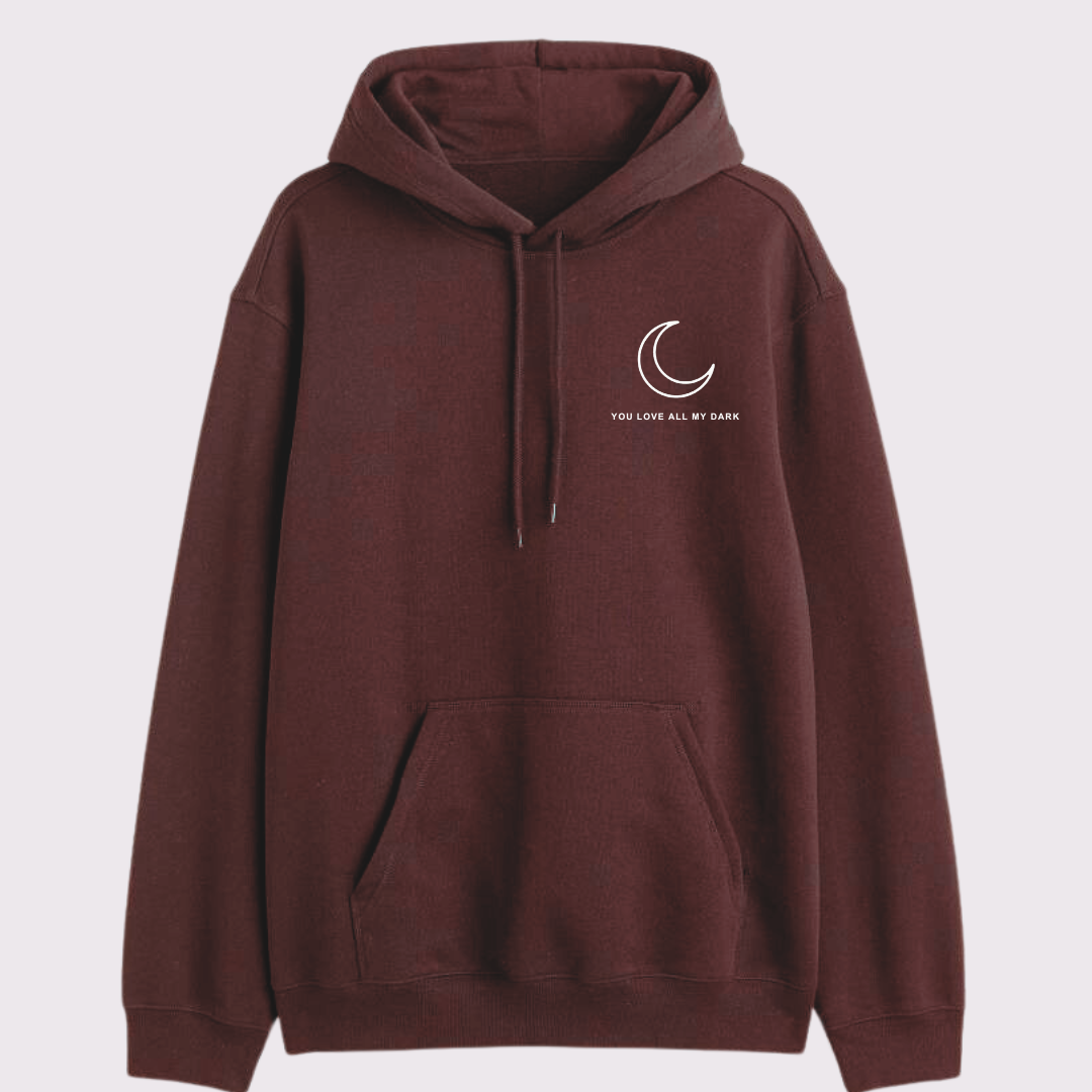 2 Pack: Hollow Sun and Moon Couple Hoodies