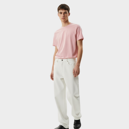 BASIC RELAXED FIT T-SHIRT PASTEL PINK