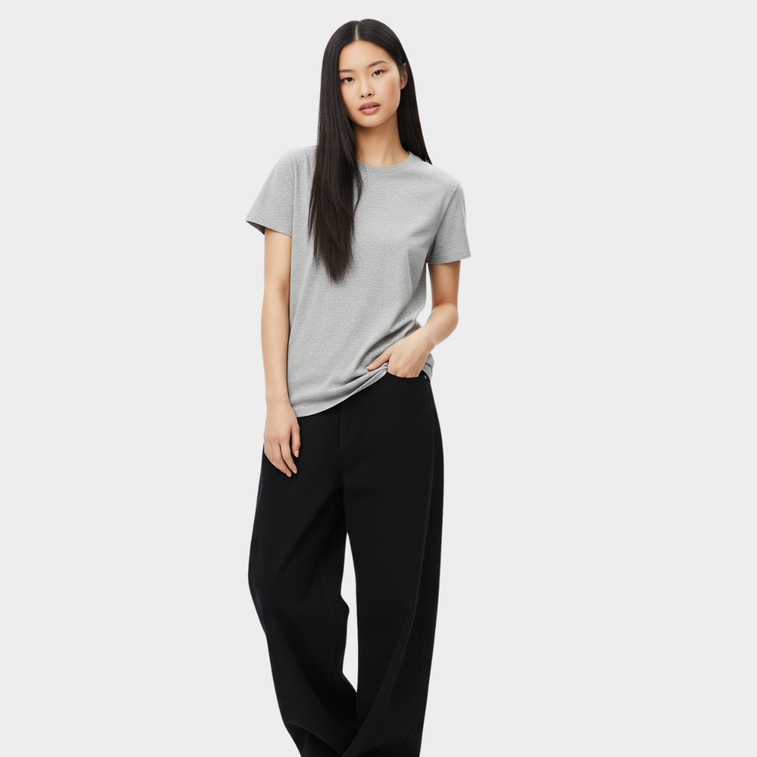 BASIC RELAXED FIT T-SHIRT GREY