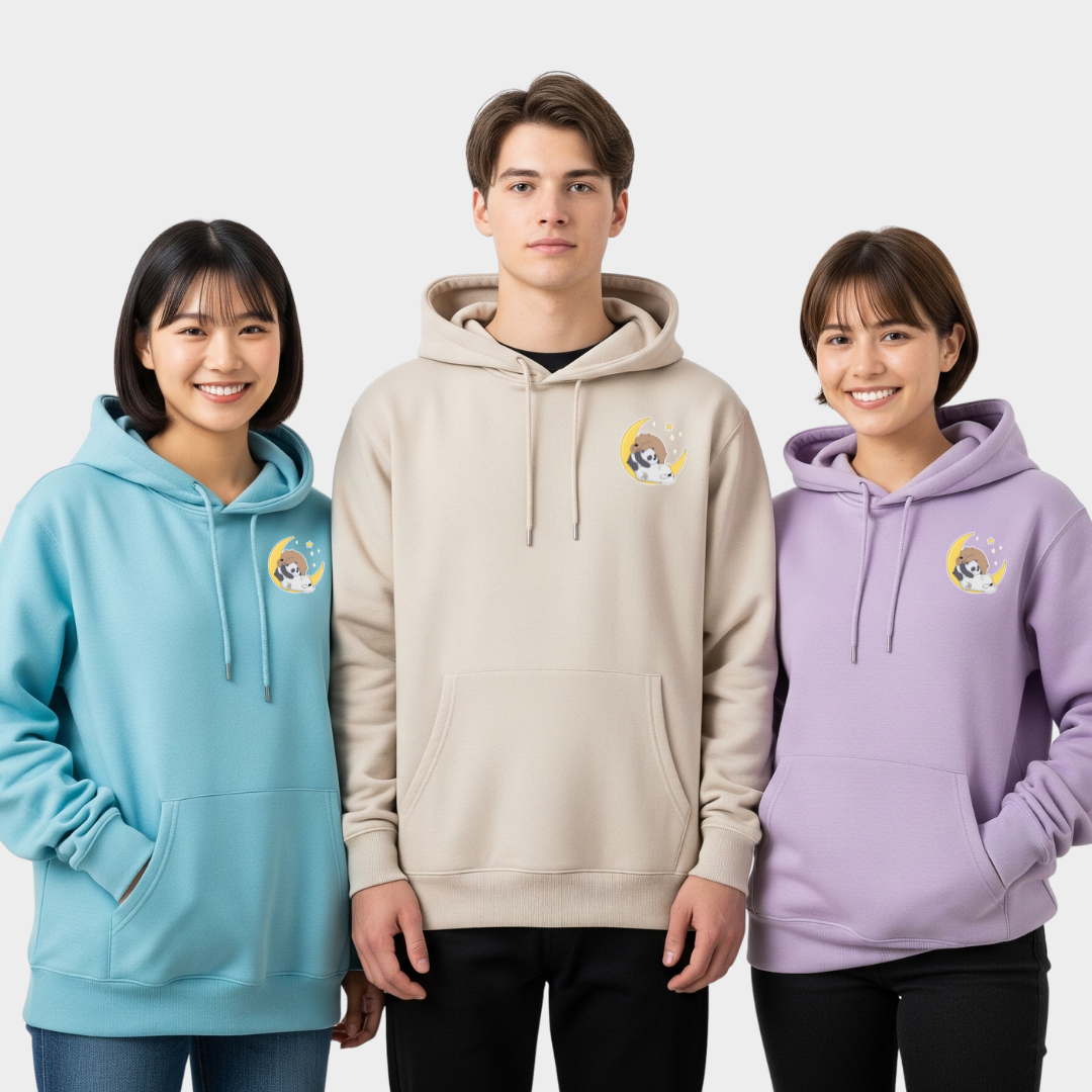3 Pack : We Bare Bear Trio Hoodies