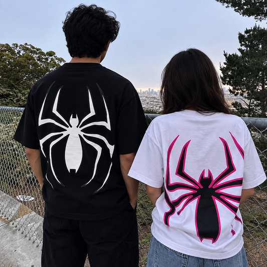 Multiverse Spiderman Couple T-Shirts