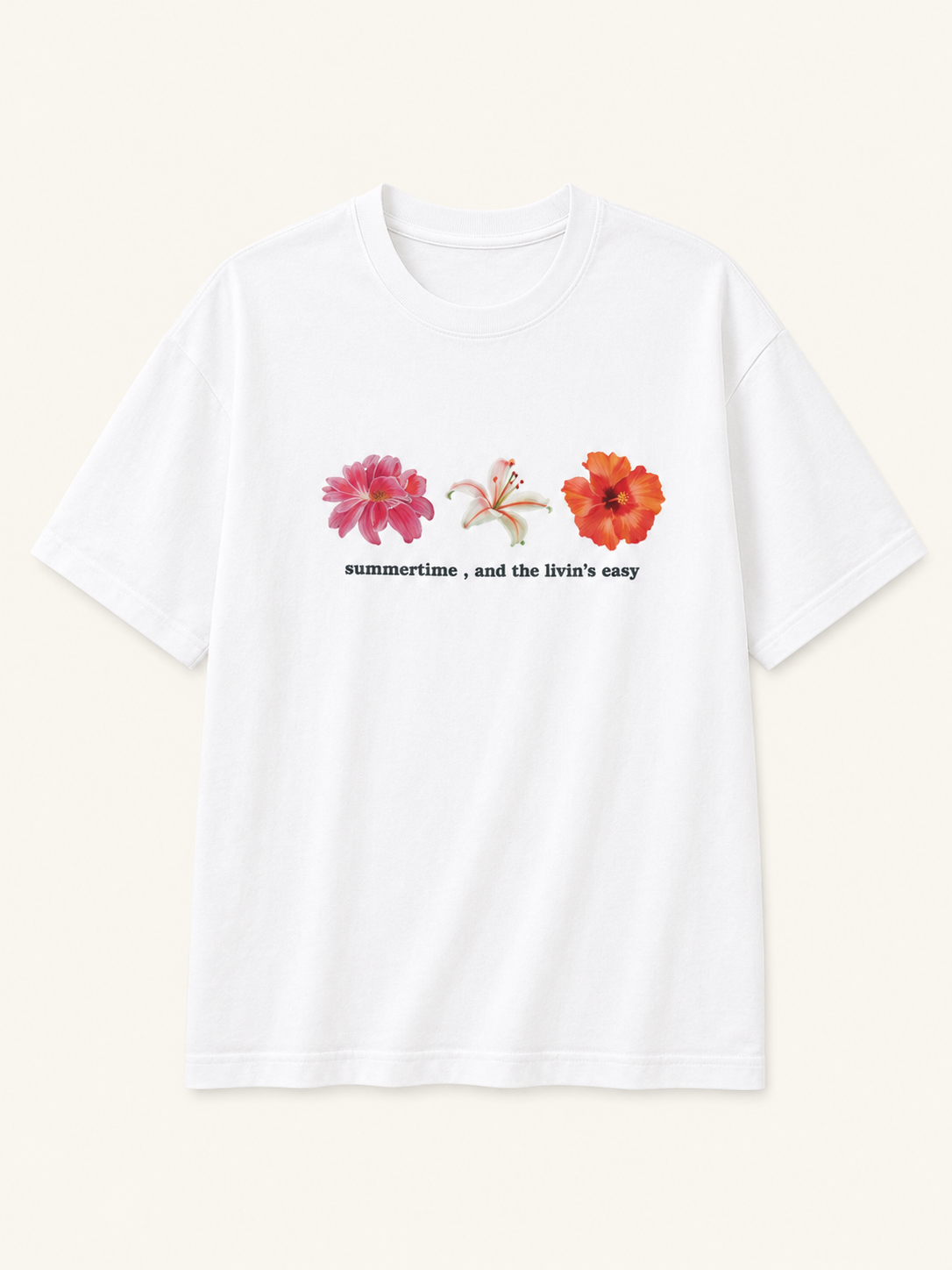 Summertime Oversized T-Shirt