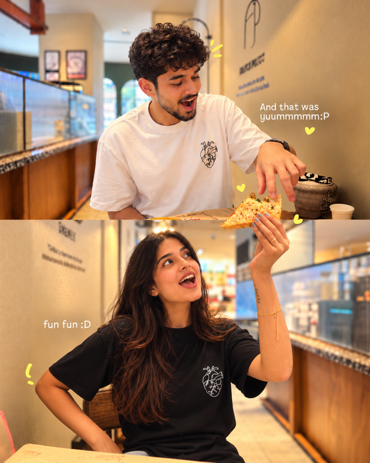 2 Pack : Cardiac Heart Couple T-Shirt