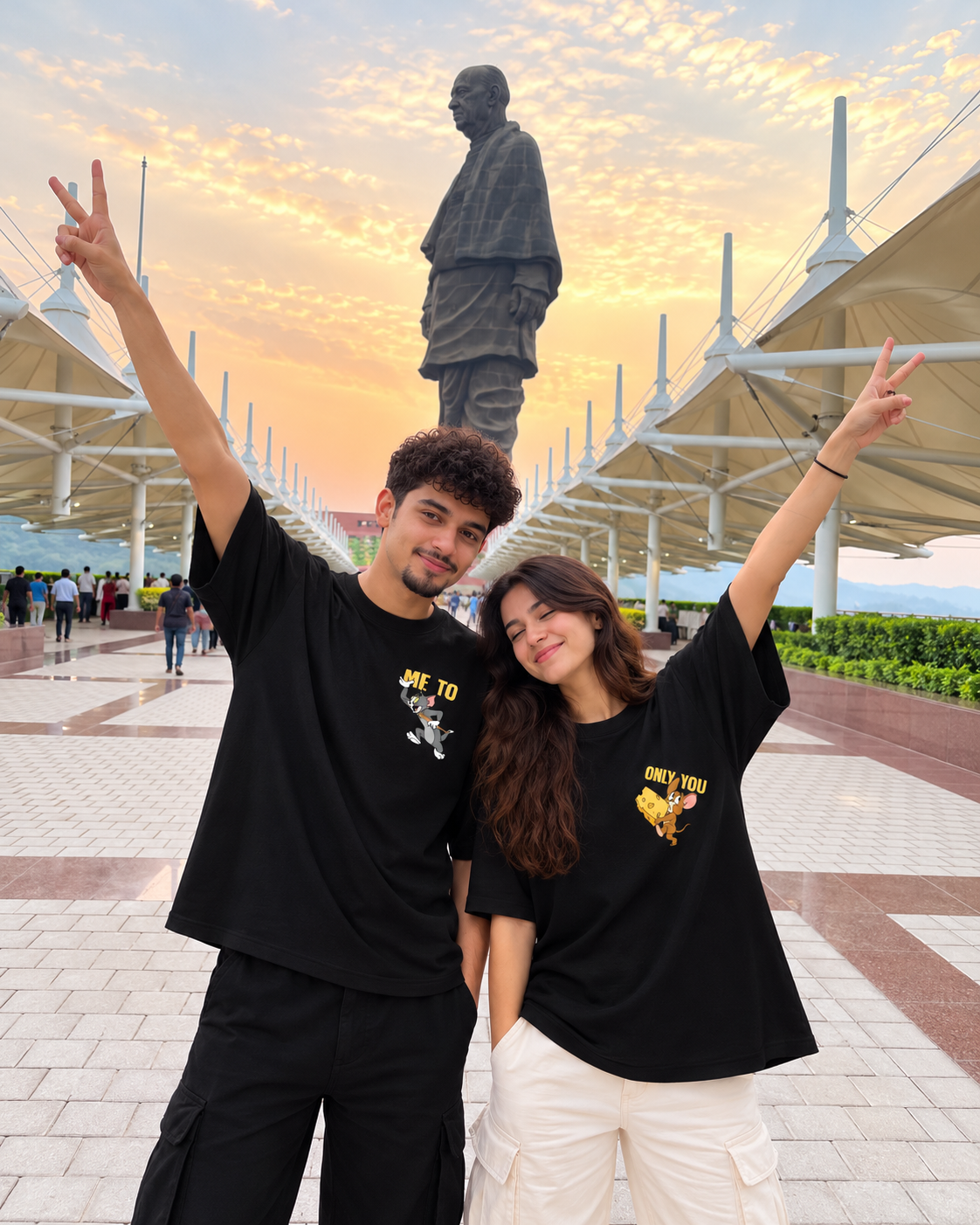 2 Pack : Chezzy Tom & Jerry Couple T-Shirt
