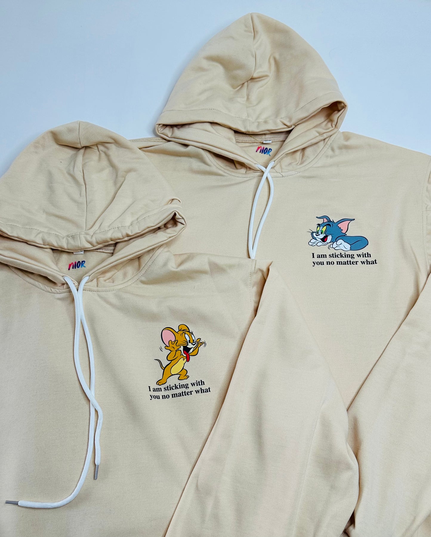 2 Pack : Forever Chasing Tom & Jerry Couple Hoodies