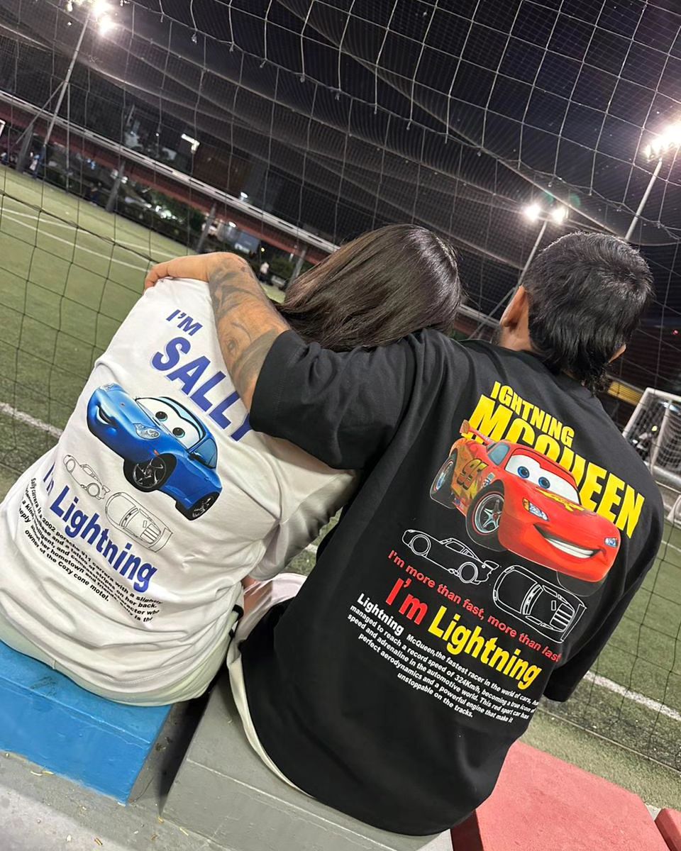 2 Pack : Mcqueen Sally Couple T-Shirt