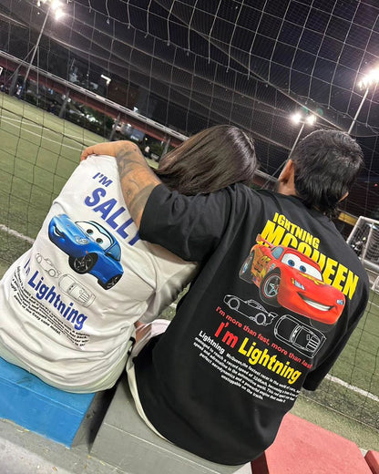 2 Pack : Mcqueen Sally Couple T-Shirt