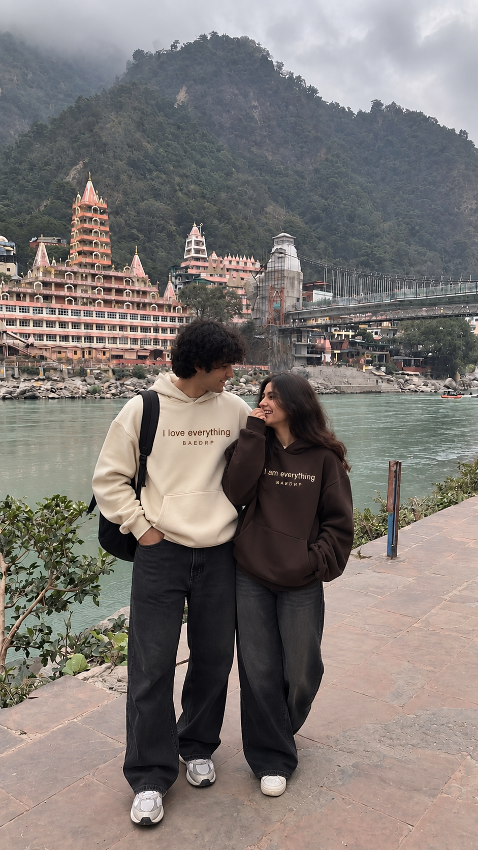 I love Everything Couple Hoodies