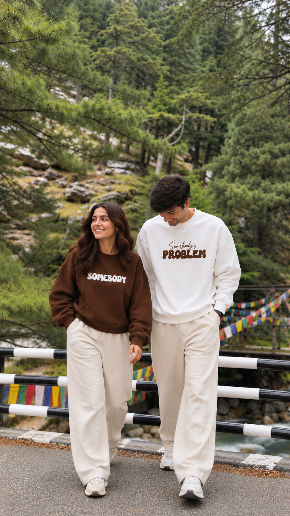 Somebody's Problem Couple Sweatshirt
