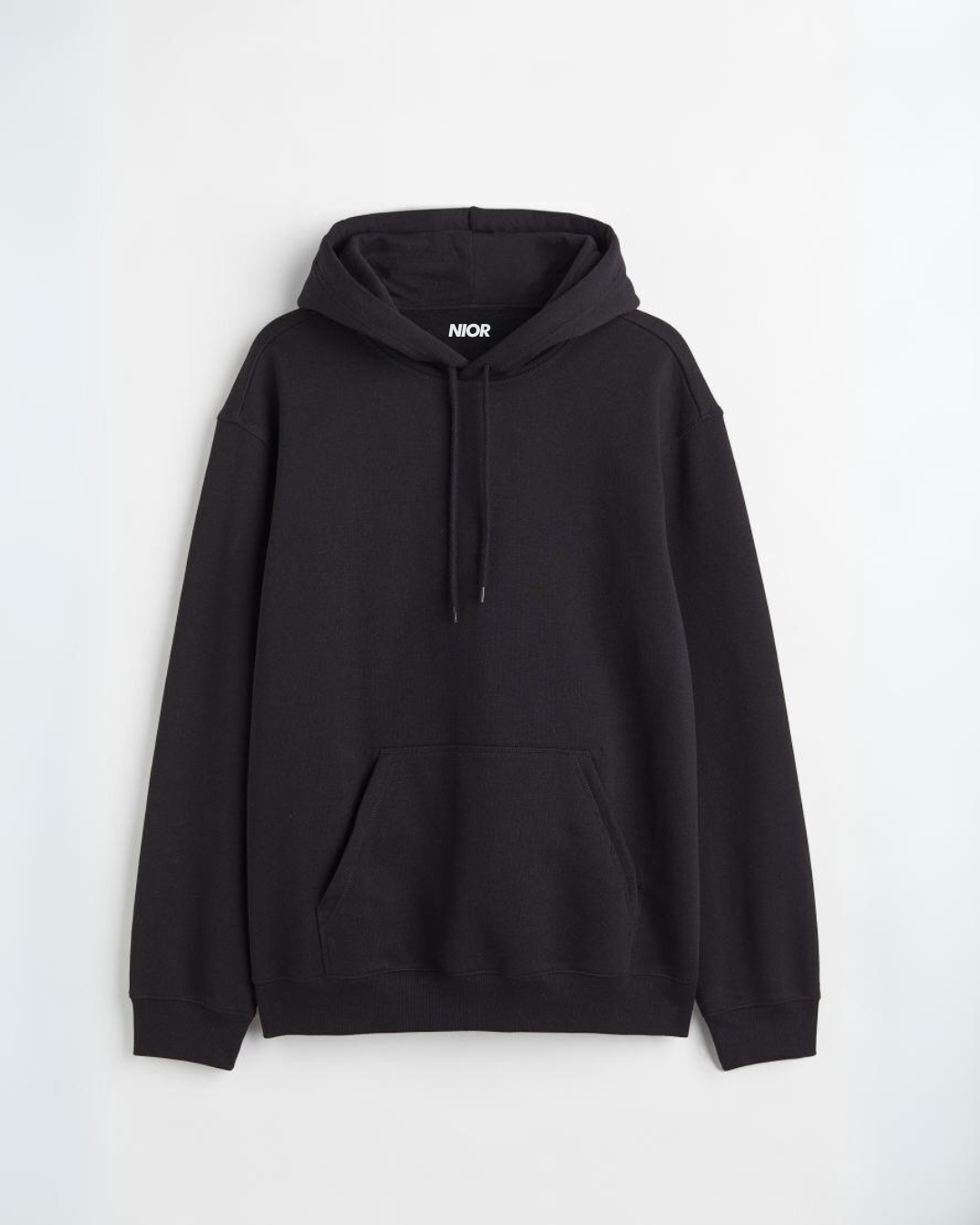 Regular Fit Black Hoodie
