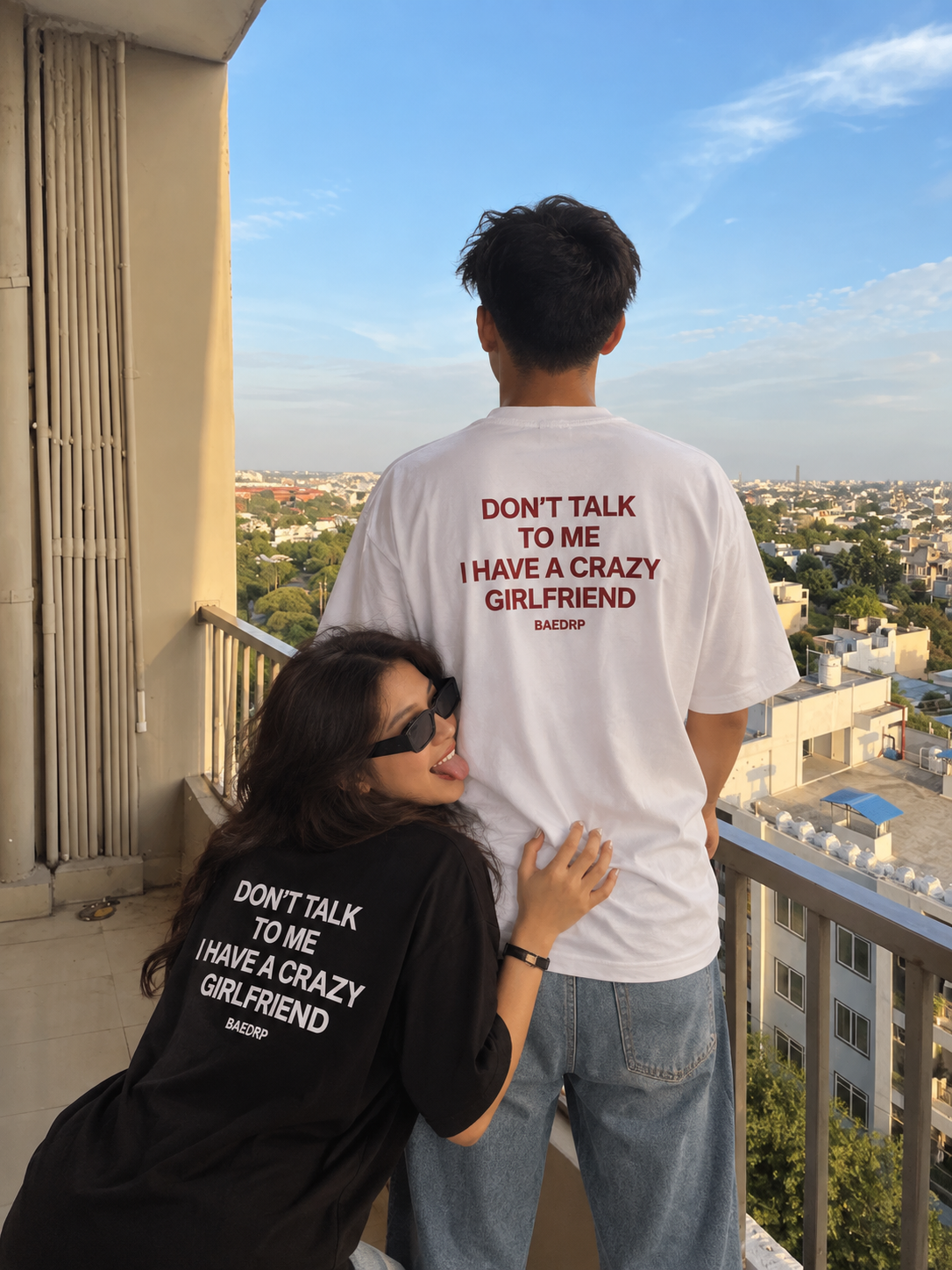 Crazy Girlfriend Boyfriend Couple T-Shirt