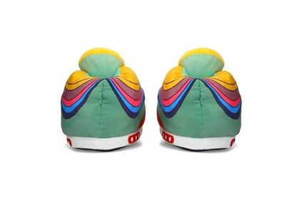 Rainbow High Plush Sneakers- Soft & Stylish Indoor Slippers